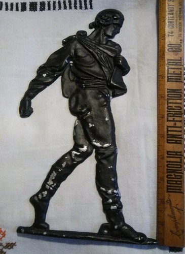 COLONIAL MAN - By  Artcasters. Harleyville  Pa. Mailbox Topper, Address 1 Sided