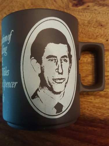 Royal wedding coffee cup - Princess Diana 1981 (Hornsea england)