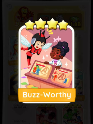 Buzz-Worthy Four Star Sticker Set 10
