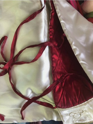 RARE Disney Parks Mickey Minnie Mouse Victorian Christmas Holiday Tree Skirt