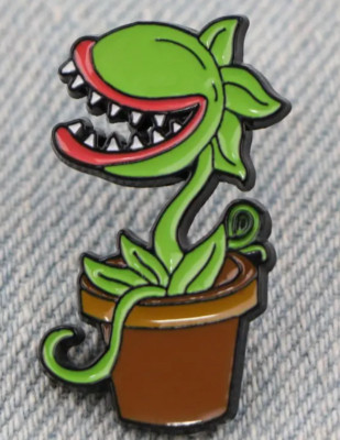AUDREY Little Shop Horrors enamel pin - lapel brooch cartoon - FREE SHIPPING