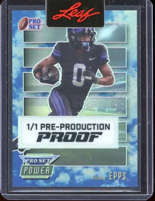 2024 Leaf Pro Set Metal Power Proof Prismatic Air Kody Epps Rc (1/1)