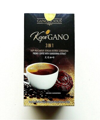 6 Boxes Gano Excel 3 in 1 Coffee Ganoderma Reishi Lingzhi Instant Classic Cafe