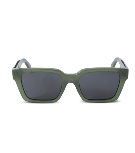 Pre-owned Off-white Oeri111s24pla0015707 Branson Olive Sunglasses In Ivory