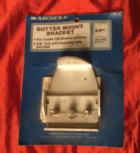 New - Gutter Mount Bracket For Mobile CB/ Monitor Antenna