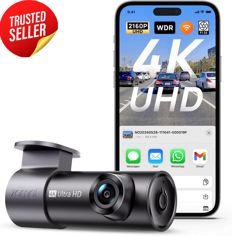 Dash Cam M310 Plus 4K Smart Voice Control Mini