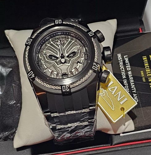 INVICTA INVICTA - MARVEL - BLACK PANTHER - BOLT ZEUS - SWISS Z60 LIMITED ED MENS WATCH