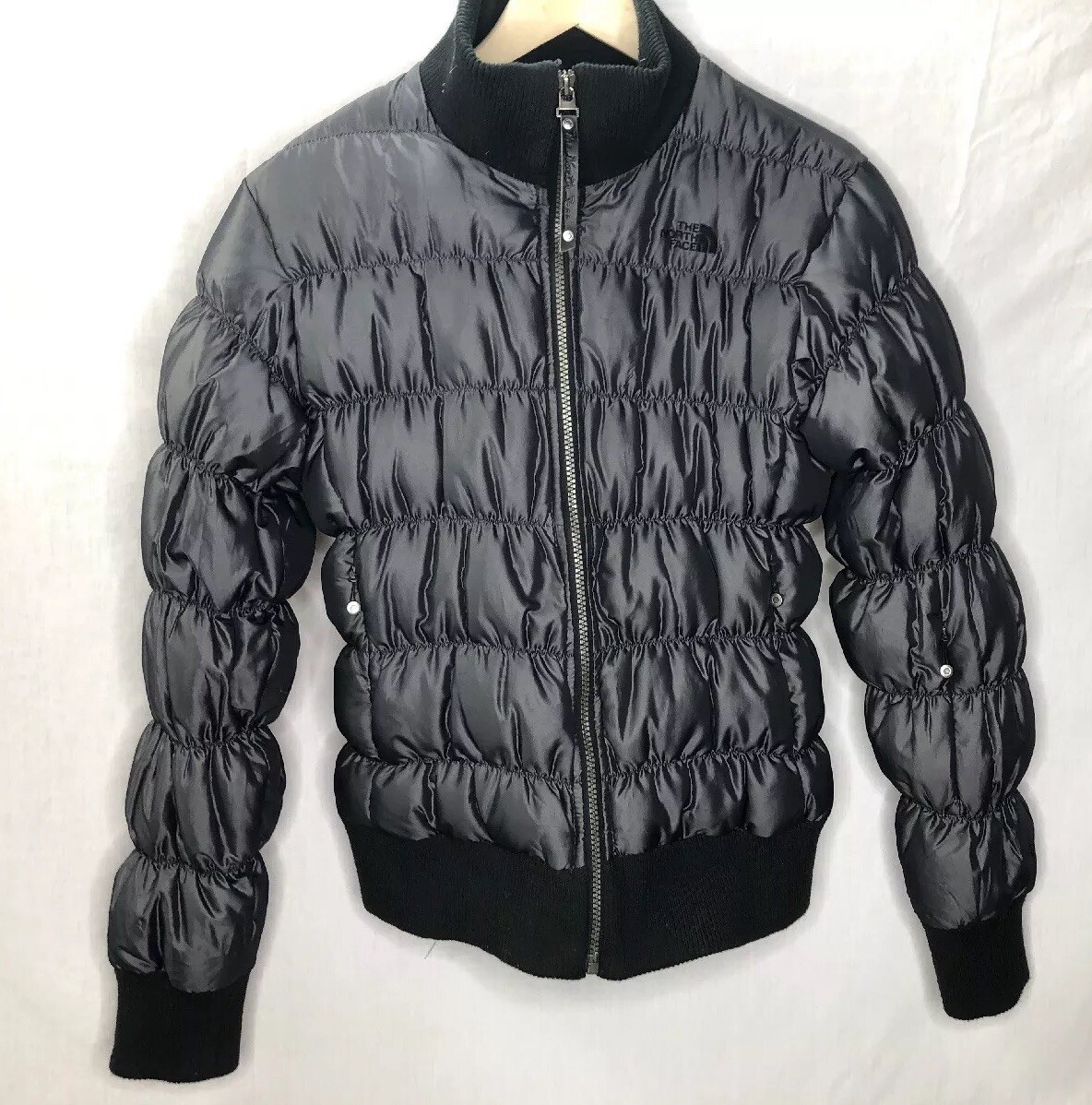 The North Face Womens Sz. Med 600 Fill Gray Stretch Goose
