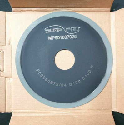 Surf Pro 1A1R 6'' x 045'' 1/4'' Abrasive Depth 100 Grit Diamond Cut-Off Wheel Blade