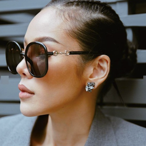 GUCCI GUCCI GG 0893S-001-57 BLACK SUNGLASSES