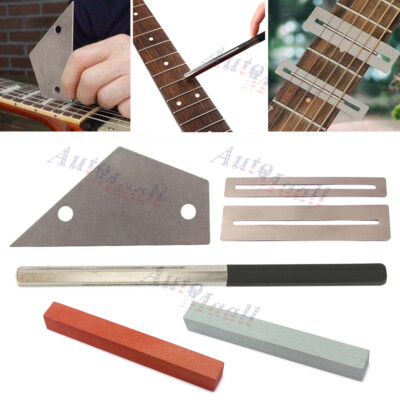 Guitar Luthier Tool Kit Dressing File Fret Crowning Rocker Fingerboard Grinding