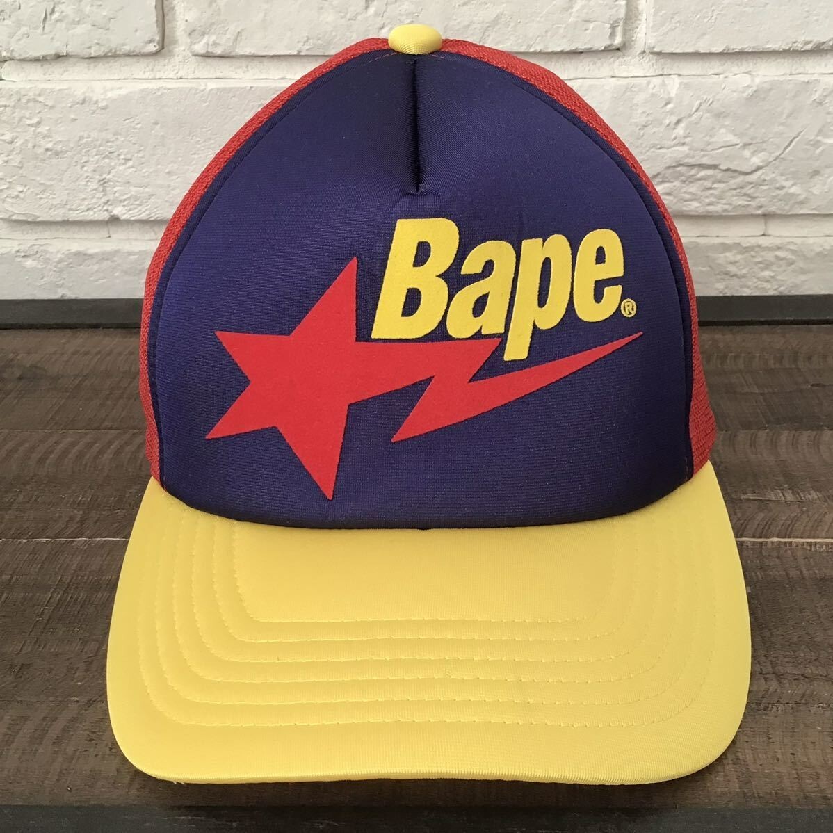 BAPE ラインストーン ビーニーキャップ NIGO BAPE HEAD Baby Milo beanie knit hat purple NIGO A Bathing