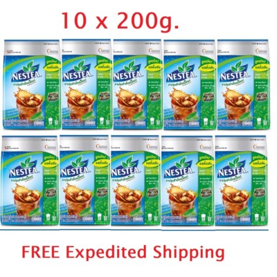 10 x 200g Nestea Unsweetened Instant Tea Mix Nestle Instant Tea Powder No Sugar
