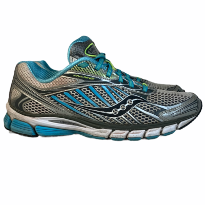 Saucony Ride 6 Women s Running Shoe Size 10 Grey Blue Silver 10200 1