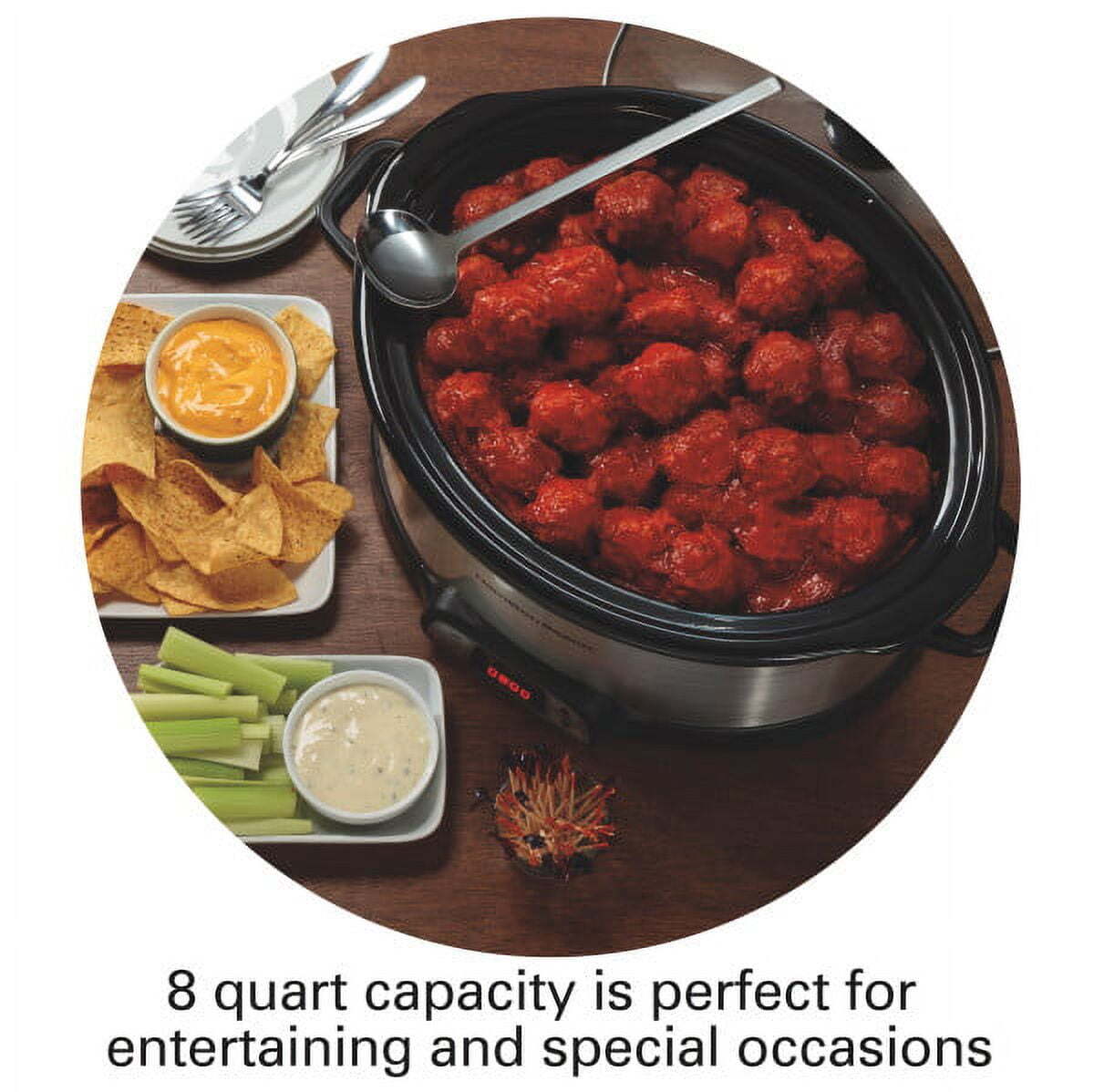 Hamilton Beach 8 Quart Programmable Slow Cooker Model 33480