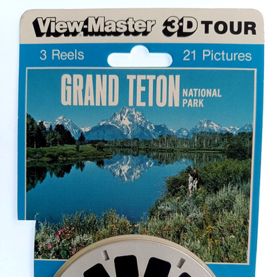 3x VIEW-MASTER 3D REEL ⭐ GRAND TETON ⭐ Wyoming, National Park, USA, Stereo Fotos