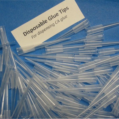 Fine Point CA Glue Tips For Precise Application - 100 pcs - Trim to Fit