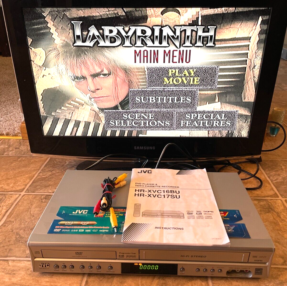 Hi-fi Vhs Recorder Tested & Working No Remote