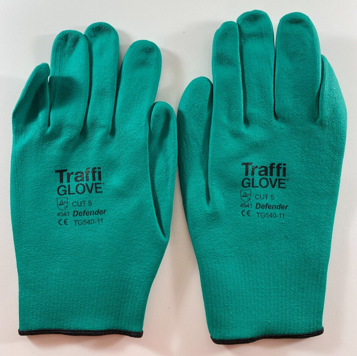 Traffi Rubber Knit Glove Cut 5 Defender TG540 Size 11 FREE SHI...