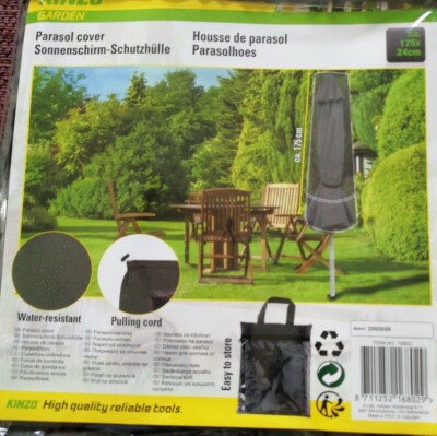 Sonnenschirm Schutzhülle KINZO Garden 175x24 cm