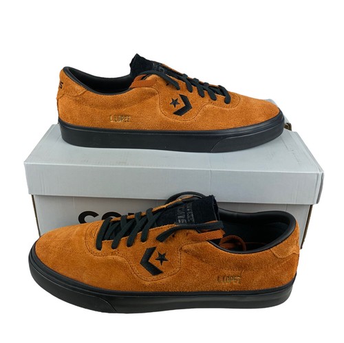 НОВЫЕ мужские кроссовки Converse Louie Lopez Pro Ox Suede Orange Black, размер 8,5