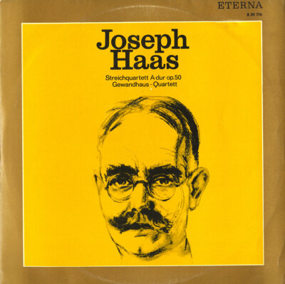 HAAS JOSEPH String Quartet SQ Op.50 GEWANDHAUS SQ LEIPZIG Eterna 820716 GG3 EX