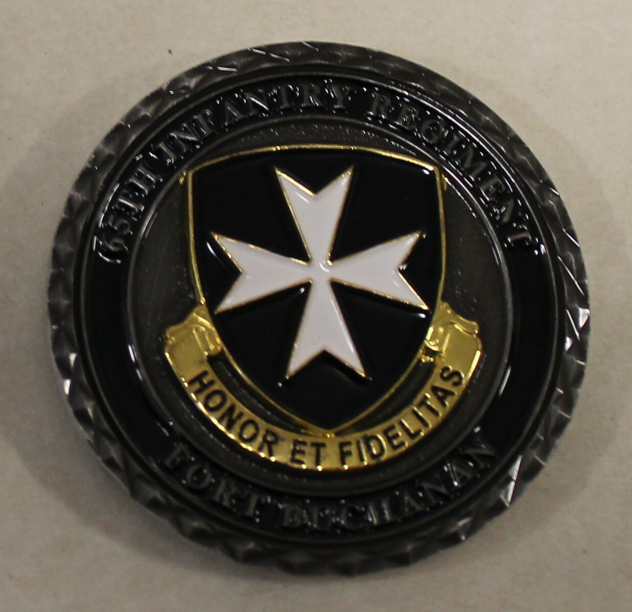 Fort Buchanan Puerto Rico 65th Infantry Regt San Juan Bay Army Challenge Coin
