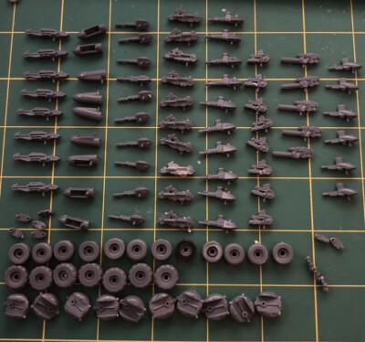 Dark Future Weapons & Wheel Bundle Plastic Citadel Miniatures Games Workshop OOP