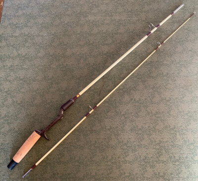 With Sleeves Details about / CHOICE VINTAGE Pearl Japan SPLIT BAMBOO 5 PIECE FISHING ROD