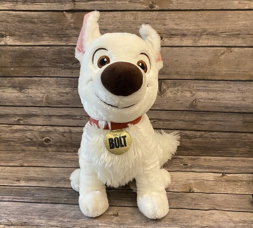 RARE Bolt White Puppy Dog Authentic Disney Store Exclusive