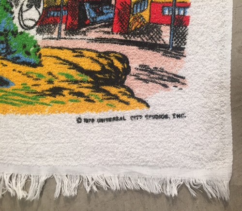 The Bionic Woman 1976 Vintage Beach Towel 6 Million Dollar Man 58x32