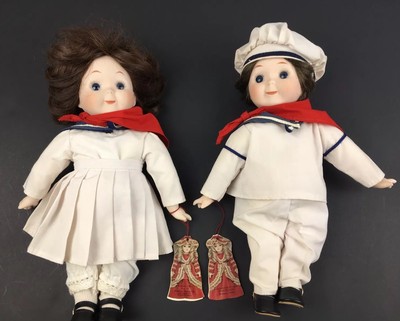 porcelain sailor boy doll