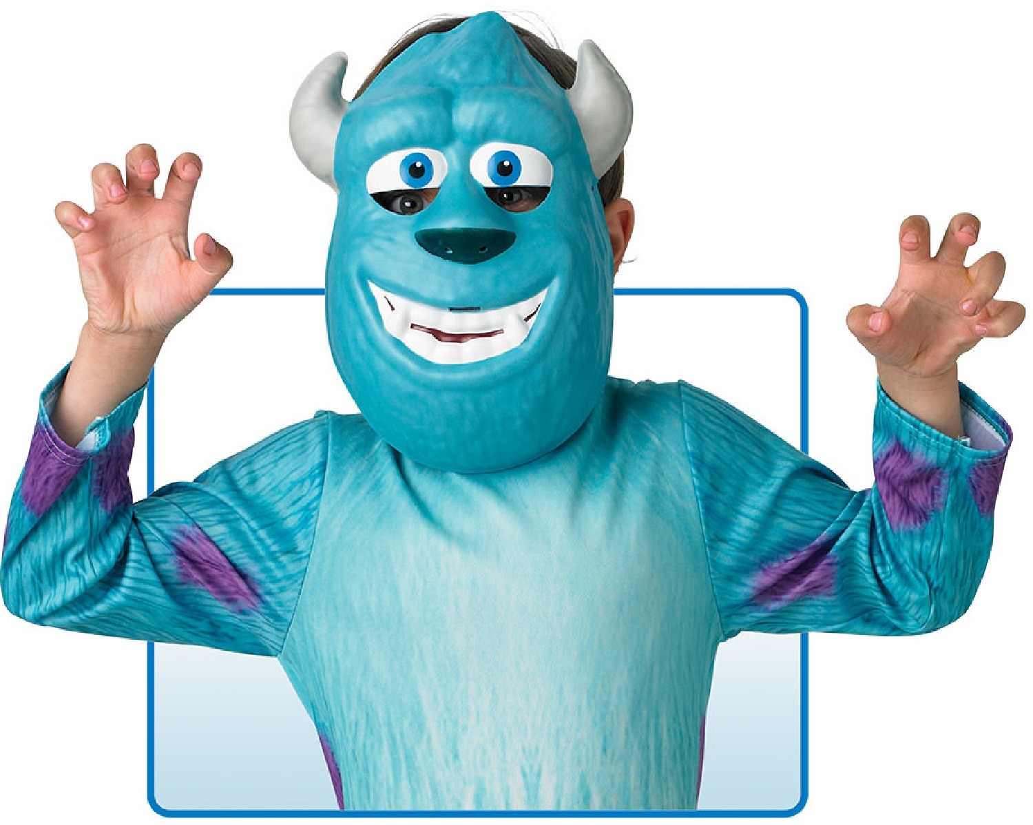 Boys Girls Sully Monsters Inc Halloween Film Fancy Dress Costume Outfit