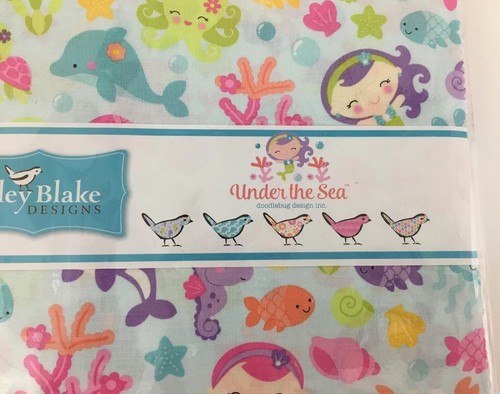 Riley Blake Designs Under The Sea #5960 Layer Cake 42 10”x 10” Precut Squares