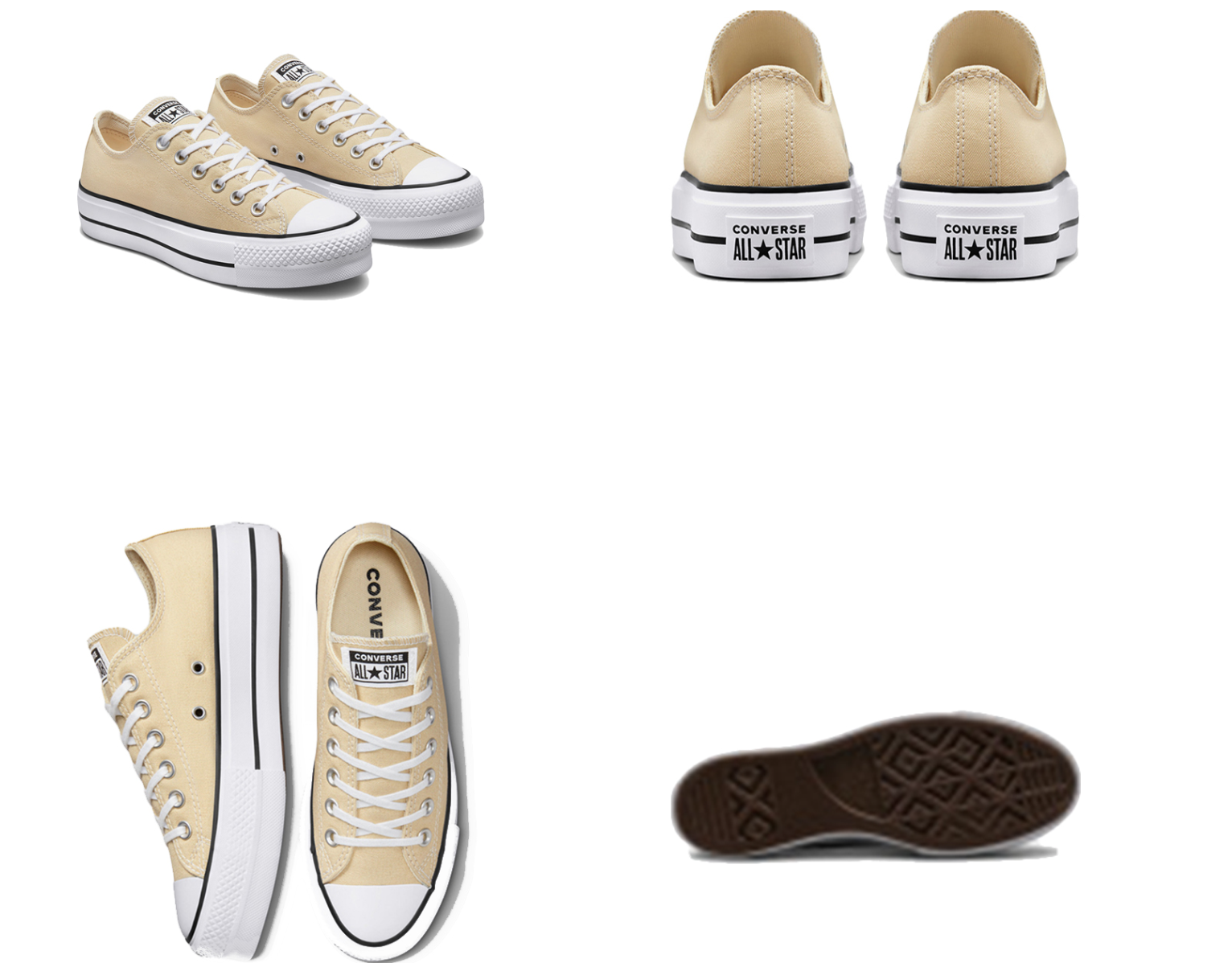 NEW Women's CONVERSE Star Lift PLATFORM Low Shoes A03542C