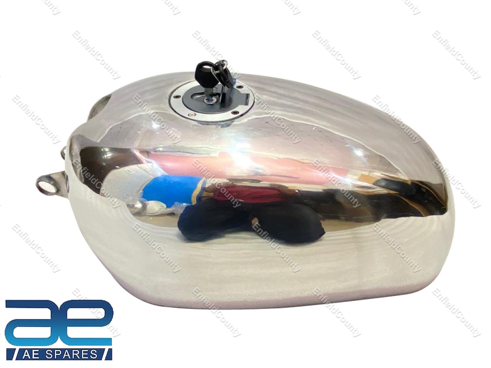 For Velocette Thruxton Aluminium Alloy Gas Petrol Fuel Tank With Cap  