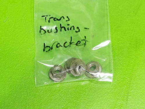 01-05 IS300 OEM rubber trans bushing mount - bracket support nuts SET