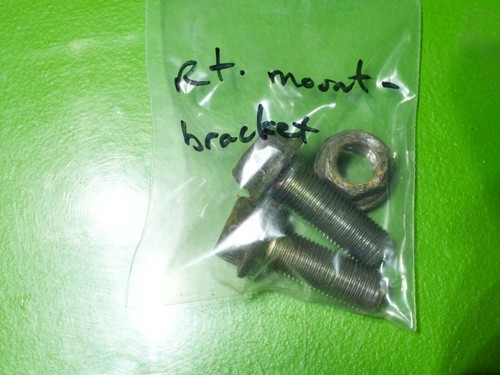 90-93 Integra OEM B18A engine motor passenger right mount - bracket bolts SET