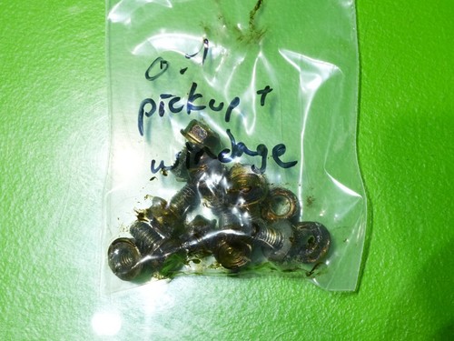 90-93 Integra OEM B18A1 engine motor oil pickup + windage tray mount bolts SET
