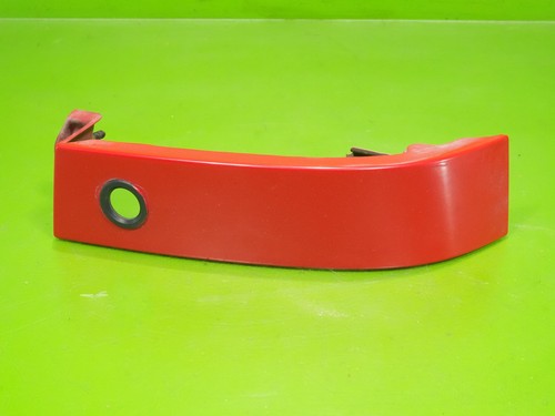 92-95 Civic EX OEM passenger right under tail upper bumper filler panel red