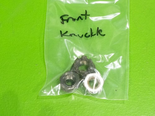 92-95 Civic EX Si del Sol OEM front hub knuckle spindle mount castle nuts SET