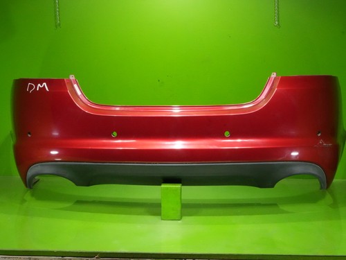 12-15 Jaguar XF XFR OEM rear back bumper cover Italian Racing Red Metallic