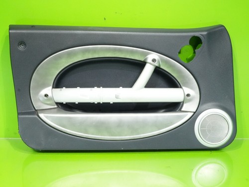 02-08 Mini Cooper S R52 OEM driver left door panel card cover blue