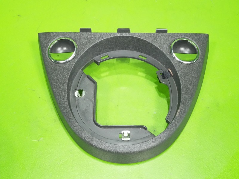 12-19 Fiat 500 OEM center console gear shift indicator bezel surround panel MT