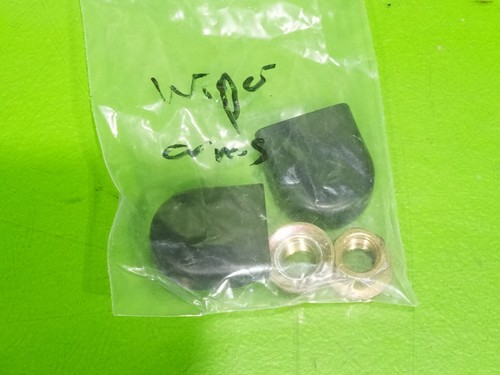 01-05 IS300 OEM windshield wiper arms mount nuts + trim covers SET