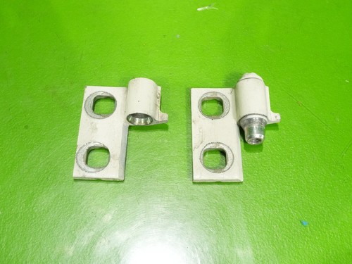 02-08 Mini Cooper S R52 OEM driver left door hinges hangers mounts brackets