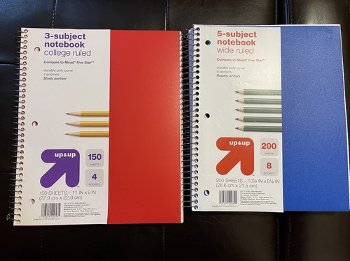 3 Subject 150Sheets + 5 Subject 200Sh. College Ruled Spiral