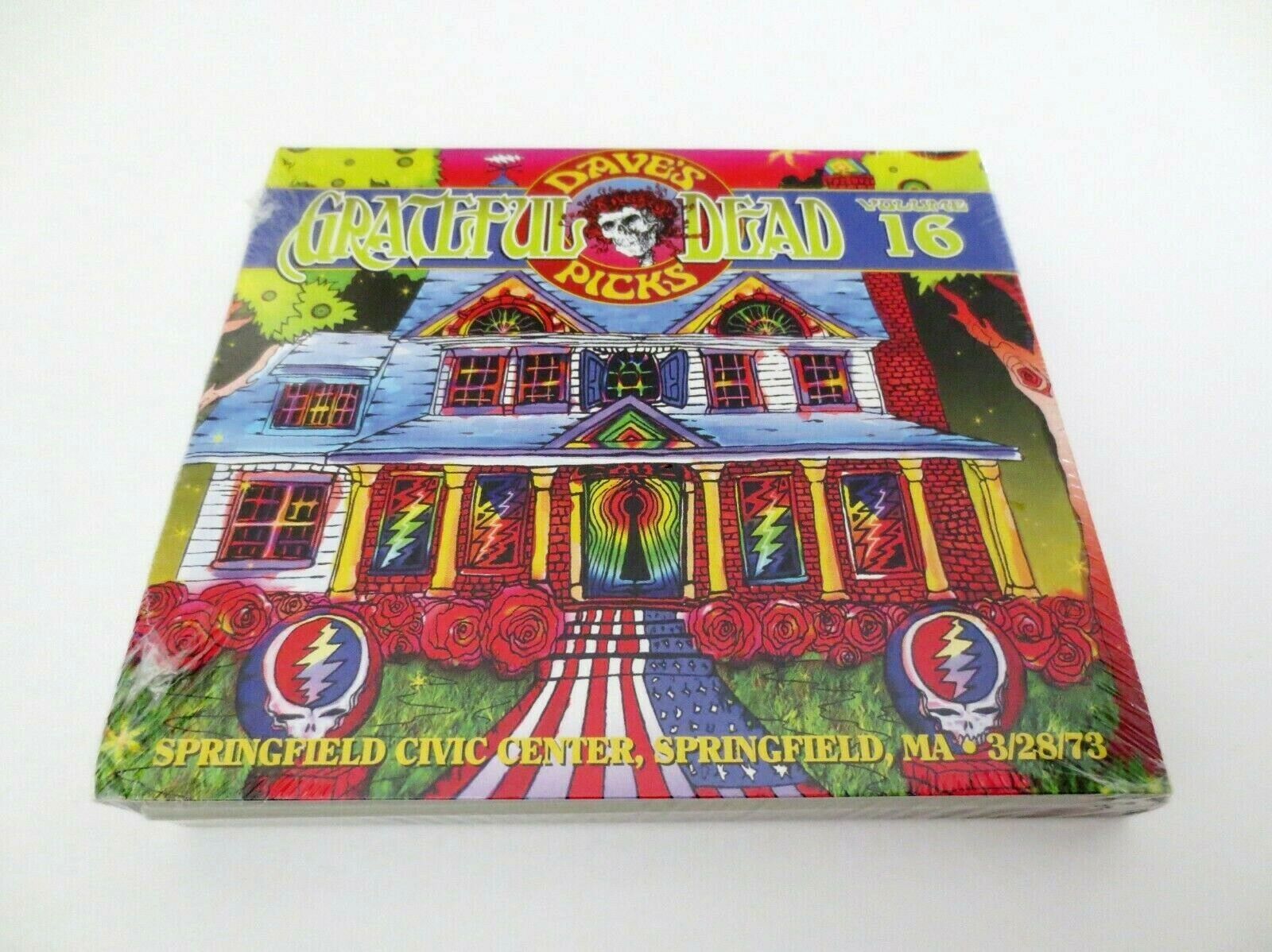 Grateful Dead Dave's Picks 16 Springfield Civic Massachusetts MA 3/28/73 1973 CD Grateful Dead Dave's Picks 16 Springfield Civic Massachusetts MA 3/28/73 1973 CD