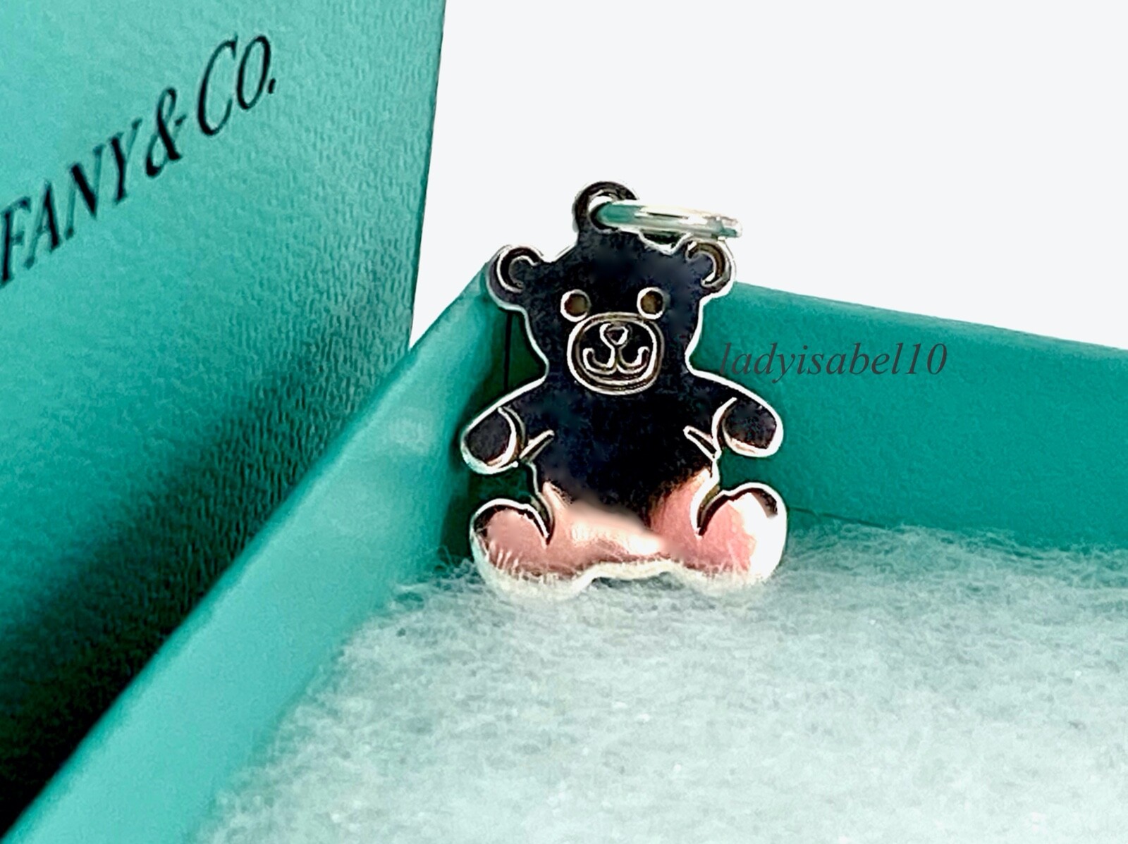 Tiffany & Co. テディベアチャーム Tiffany & Co. 18 Yellow Gold Small Teddy Bear Charm Pendant