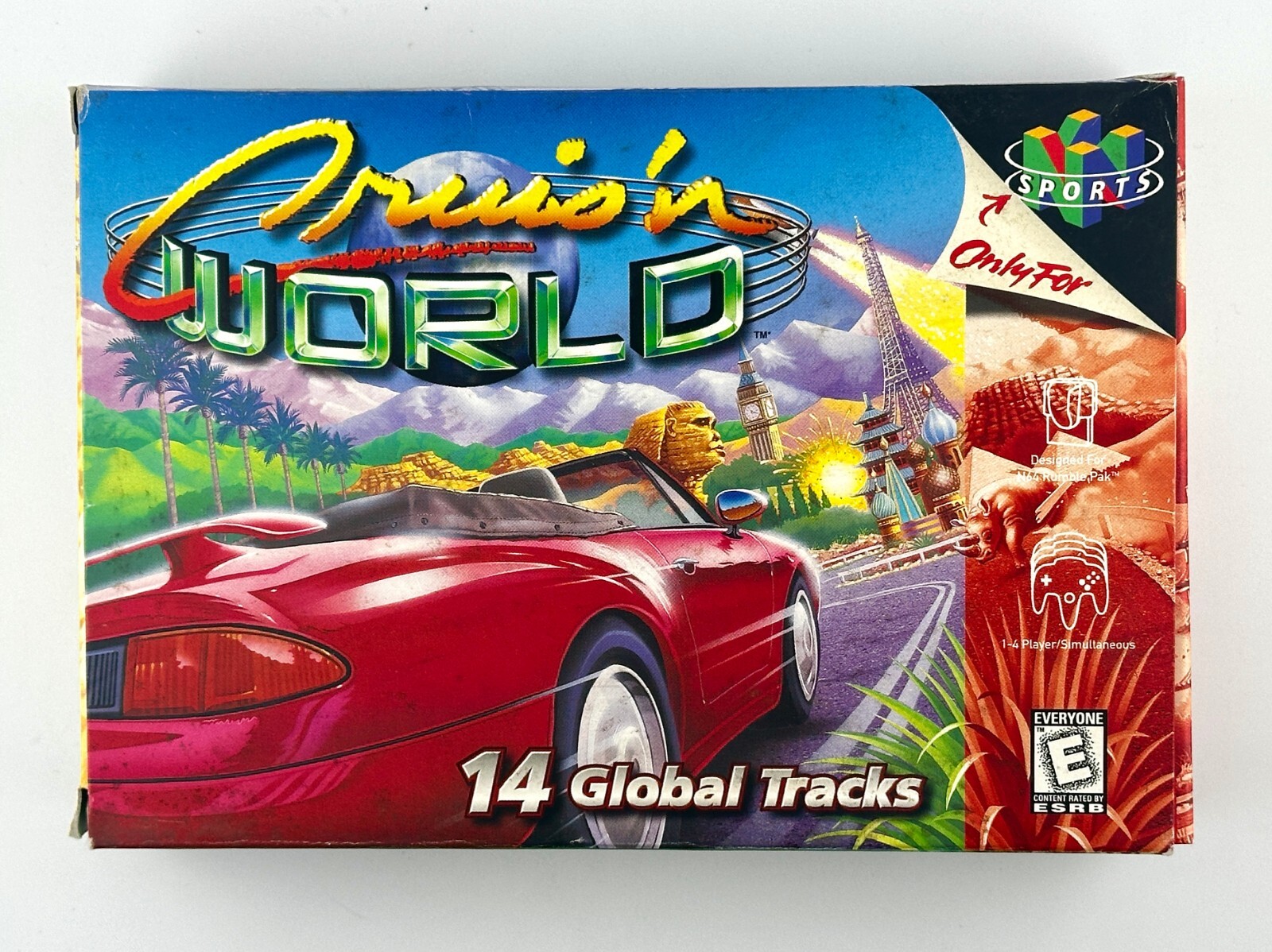 美品 ニンテンドー64 Cruises in WORLD  N64 Cruis'n World Cruisin (Nintendo 64 N64) Complete in Box CIB